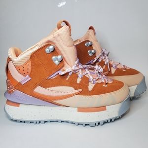 🔥  New 🔥  Fila Renno Multi Trekking Orange Suede Platform Sneakers
